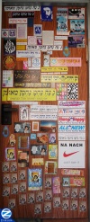 Door Covered in Nanach Stickers